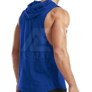 Sudadera sin mangas Muscle Fit para gimnasio, sudadera elástica para culturismo y entrenamiento físico, sudadera deportiva sin mangas para gimnasio - Product Image 6