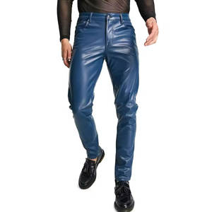 Pantalones de Cuero de Alta Calidad para Hombre, Impermeables, Resistentes al Viento, Duraderos, Ajustados, a la Moda, para Actividades al Aire Libre - Product Image 1