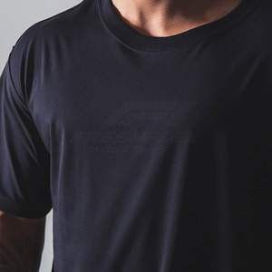 T-shirt décontracté imprimé en coton 100% pour homme, coupe ample, col rond, léger et respirant, de haute qualité - Product Image 3