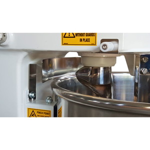 Pétrin électrique spiral Atlas Star 2 vitesses 85L, bol pétrisseur, neuf, pour farine de blé, eau, boulangerie, pâte à pizza, 3kW, portable - Product Image 4