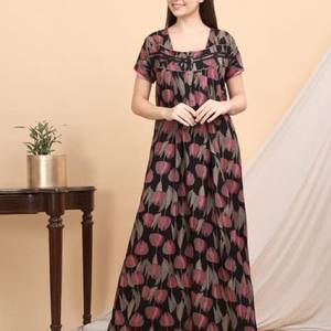 Chemise de nuit en rayonne à imprimé floral, légère, à fines bretelles, pour l'été, vêtement de nuit et d'intérieur tendance pour femmes, vente en gros - Product Image 5