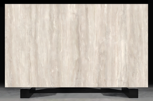 MiyaStone Wholesale <b>Artificial</b> 3D Printed Travertine Quartz Slab for Residential Project - Product Image 1