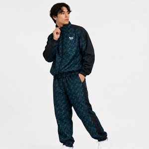 Survêtement tendance personnalisé avec motif imprimé par sublimation, veste zippée légère pour homme, pantalon de jogging, sweat à capuche avec patch brodé - Product Image 1