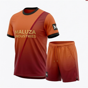 Tenue de football sublimée de qualité supérieure, kit de football professionnel, design personnalisé, nom et numéro, haute élasticité, entraînement - Product Image 4