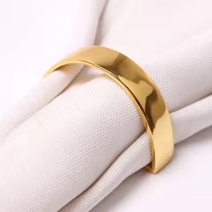 Anillo de servilleta moderno de metal para decoración de mesa de comedor y decoración de mesa - Product Image 5