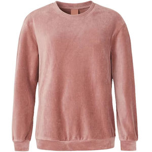 Sweat-shirt pour femme personnalisé avec logo brodé sur mesure, fabriqué en usine, en polaire, en vente en ligne à un prix raisonnable - Product Image 3