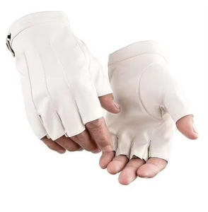 Genuine Leather Hot Sale High Quality Durable Women Half Palm <b>Pole</b> <b>Dancing</b> Gloves Non-Slip Performance Wear with Strap Gloves - Product Image 3