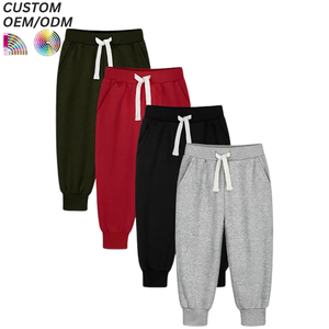 Pantalones Personalizados para Bebés Niños, de Felpa Francesa, Secado Rápido, 100% Algodón, Bolsillos Laterales, Cintura Elástica con Cordón - Product Image 3