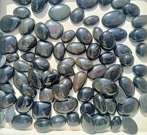 Cabujón de Obsidiana Arcoíris, Gema Suelta de Obsidiana Natural, Corte Ovalado, Gema Negra y Arcoíris - Product Image 2