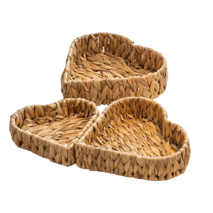 Handwoven Water Hyacinth Storage <b>Baskets</b> Heart Shaped <b>Baskets</b> for Storage Valentine Gift from Vietnam - Product Image 1