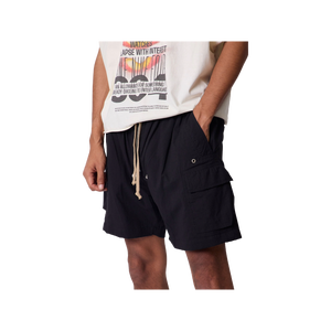 Men's <b>Black</b> Denim Casual <b>Shorts</b> Low Waist with Pockets Breathable Summer Wear ODM Supply - Product Image 6