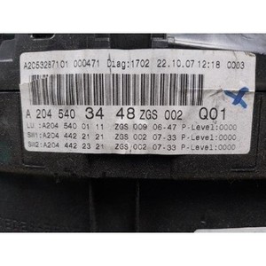 ชุดหน้าปัดเรือนไมล์มือสองสำหรับรถยนต์ C-class รุ่น A2045403448 - Product Image 6