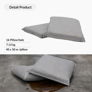 SABER Universal Absorbent <b>Large</b> <b>Pillow</b> SU410-LP Heavy Duty Industrial Spill Control Pad - Product Image 2