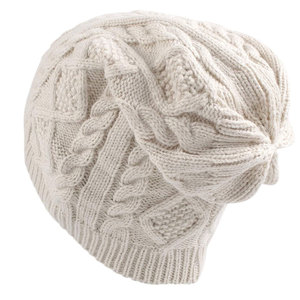 Custom Cable Knit Beanie <b>Winter</b> <b>Hat</b> Soft Warm Slouch Skull Cap For <b>Men</b> Women Unisex With Custom Logo - Product Image 1