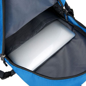 Sac à dos multifonctionnel en nylon imperméable avec logo imprimé, design pliable, idéal pour le sport, la gym, le yoga, les courses, lavable, disponible - Product Image 4