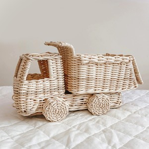 Camions jouets en rotin de qualité supérieure, offre exceptionnelle, jouets éducatifs pour enfants, modèles de camions mini et grand format - Product Image 1