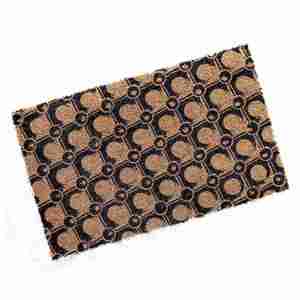 Tapis de porte en fibre de coco avec support en caoutchouc, antidérapant, écologique - Product Image 1