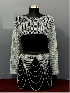 เสื้อเหล็กถักแบบมีแขนและโซ่คาดเอว |   ชุดคอสเพลย์ยุคกลาง โมห์ด อุสแมน - Product Image 1