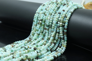 Natural Peruvian <b>Opal</b> Faceted Rondelle Beads 4mm Multi Beads for Jewelry Making - Product Image 6