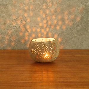 Juego de 2 Portavelas Redondos con Recubrimiento Dorado, Diseño Moderno, para Decoración de Interiores, Tamaño Personalizable - Product Image 4