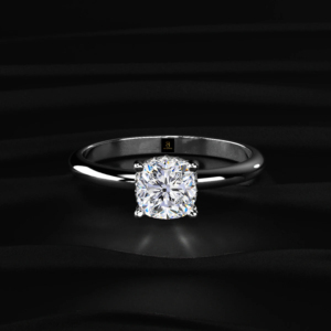 Anillo de diamante cultivado en laboratorio con certificación IGI, de color D a F, en oro, plata, amarillo, blanco, rosa, con brillo radiante, brillanteza atemporal, elegante y sostenible. - Product Image 5
