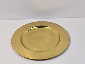 Plato de Hierro Redondo Económico con Tamaños y Formas Personalizadas, Diseño Moderno para Hoteles, Restaurantes y Bodas - Product Image 1