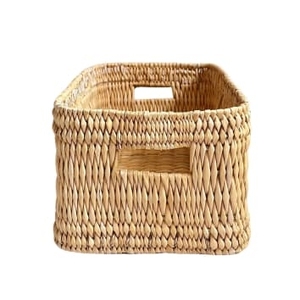 Seagrass Storage <b>Basket</b> Hand Made in Vietnam 100% and handles perfect for storing <b>laundry</b> household and nursery items - Product Image 2