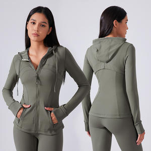 Ropa Deportiva para Mujer, Camiseta de Yoga sin Costuras de Color Sólido, Manga Larga, Top Corto para Entrenamiento, Secado Rápido, Transpirable, Conjuntos de Yoga - Product Image 3