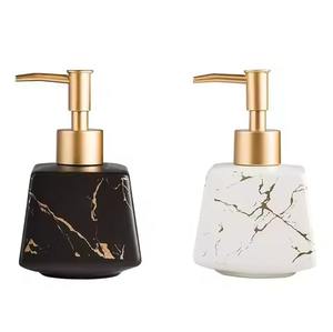 Dispensador de Jabón Líquido de Mármol Sólido para Lavamanos, Bomba de Jabón para Encimera de Baño - Product Image 2