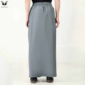 Pantalones Islámicos Modestos para Hombre, Estilo Izar Lungi con Bolsillo con Cremallera, Cintura Elástica, Mezcla de Algodón, Transpirables, de Secado Rápido, Suaves y Cómodos - Product Image 2
