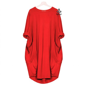 Robe longue en coton brodée pour femmes, insignes maçonniques héritages Delta Sigma Sorors |   Broderie personnalisée pour femmes de la confrérie - Product Image 1