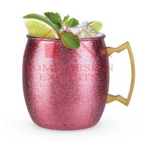 Multicolor cóctel sublimación Moscú mula tazas fiesta tazas Drinkware Acero inoxidable Moscú mula cerveza taza - Product Image 3