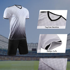 Uniformes de Fútbol Sublimados para Hombre de Alta Calidad, Diseño Personalizado, Ropa Deportiva de Poliéster Moderna para Adultos, OEM Personalizado - Product Image 4