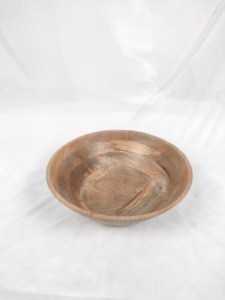 Nouvel Arrivage – Bol en Bois Naturel Personnalisable avec Impression Émaillée pour la Maison – Bol de Service Rond en Bois pour la Cuisine - Product Image 1