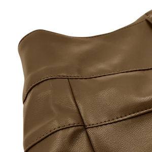 Women Leather Shorts High Waist <b>Stretch</b> Fit Real Leather Shorts for Casual Summer Wear High Quality Women Leather Shorts - Product Image 5