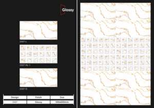 Azulejos de Pared de Cerámica Brillante y Elegantes de 12x24 Pulgadas, Estilo Contemporáneo para Aplicaciones en Paredes Interiores de Cocinas y Baños Modernos - Product Image 2