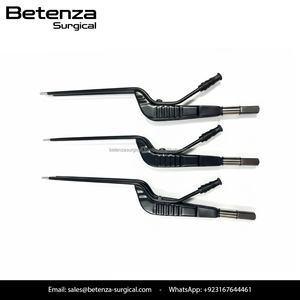 Betenza Surgical Reusable <b>Electric</b> Bayonet Suction Bipolar Forceps German Stainless Steel Black Non-Stick <b>Instruments</b> Set - Product Image 5