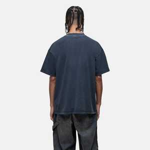 T-shirts pour hommes tendance, coupe ample, vintage, délavé, couleur taupe, fabriqué au Pakistan, coupe décontractée, vêtements décontractés à la mode - Product Image 2