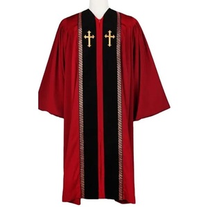 Cálico litúrgico católico con cruz bordada, vestimenta de sacerdote, túnica de culto para iglesia, conjunto de vestimentas litúrgicas transpirables - Product Image 1