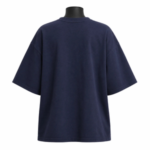 SZA Women's Navy Regular Fit Crop <b>Top</b> <b>Raglan</b> Sleeve Short Sleeve Cotton Jersey Printed Logo Streetwear Style Breathable Quick - Product Image 3