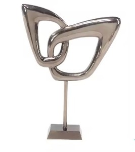 Lightweight Metal Sculpture Figurine <b>Decorative</b> Showpiece Home Living Room Office <b>Table</b> <b>Decor</b> Interior Accent - Product Image 6