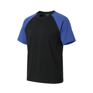 T-shirt Raglan Personnalisé 100% Coton Impression Numérique Col Rond Manches Courtes Coupe Classique Tricoté Respirant pour Homme - Product Image 4