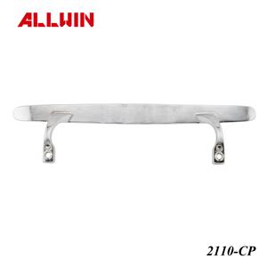 Poignée de porte de patio en zinc chromé poli moderne, poignée de porte de placard, quincaillerie de porte - Product Image 4