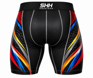 Custom Men Compression Shorts Quick Dry Stretch Gym Running Training Sports Tights Athletic Wear OEM Private Label Wholesale - Product Image 2