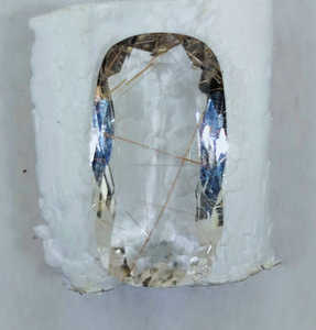 Piedra de corte de cuarzo y rutilo de cobre natural al por mayor, cabujón suelto, piedra preciosa de cobre, corte de cuarzo, joyería de calidad, corte de piedras preciosas - Product Image 2