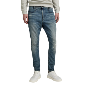 กางเกงยีนส์ทรงตรงผ้ายืด D Staq 3D Slim สำหรับผู้ชาย ดีไซน์แผงโครงสร้าง ลายพิมพ์ ฤดูใบไม้ร่วง ฤดูหนาว รับผลิตแบบ OEM ODM ขายส่ง รับสั่งทำ - Product Image 2