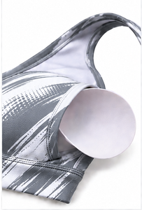 Professional Made Women Sports Bra Custom Logo Sublimated High Support Gym Workout Bra Lightweight Breathable Polyester Spandex - Product Image 3