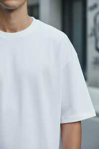 Hot Summer sale Heavyweight Ripped Raw Hem T Shirts Men 100% Cotton Tshirts Vintage Boxy Cropped Distressed t shirt - Product Image 3