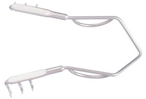 Cuchilla Retractora Atrial Revuelta Garcia de 1 pulgada (2.8 cm) de ancho, longitud total de 10 pulgadas (25.4 cm) - ZETOMEDPRO - Product Image 5