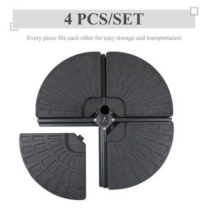 Base per Ombrellone da Giardino in Acciaio Inox 3M Quadrato per Patio, Ristorante, Hotel, Spiaggia, Piscina - Nuovo Stile con Telaio in Acciaio Quadrato - Product Image 4